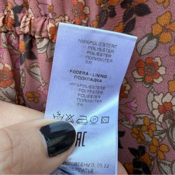 The Isabella Maternity Dress PIETRO BRUNELLI MATERNITY Medium Maxi Sheer Tie - Picture 6 of 7